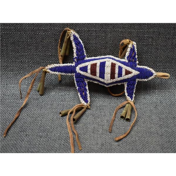 PLAINS INDIAN BEADED FETISH