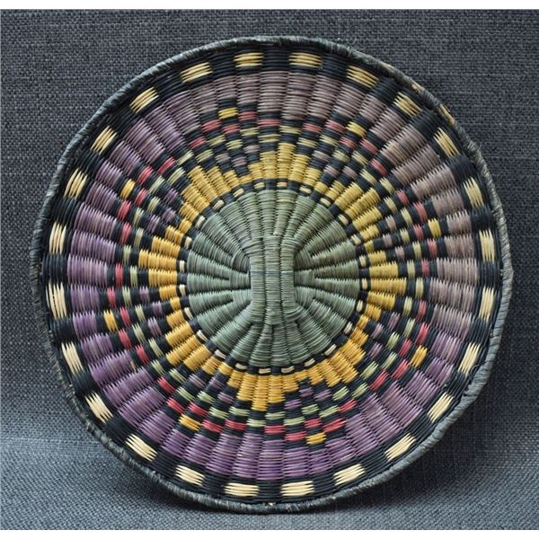 HOPI INDIAN BASKETRY PLAQUE