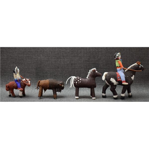 ZUNI INDIAN BEADED ANIMALS