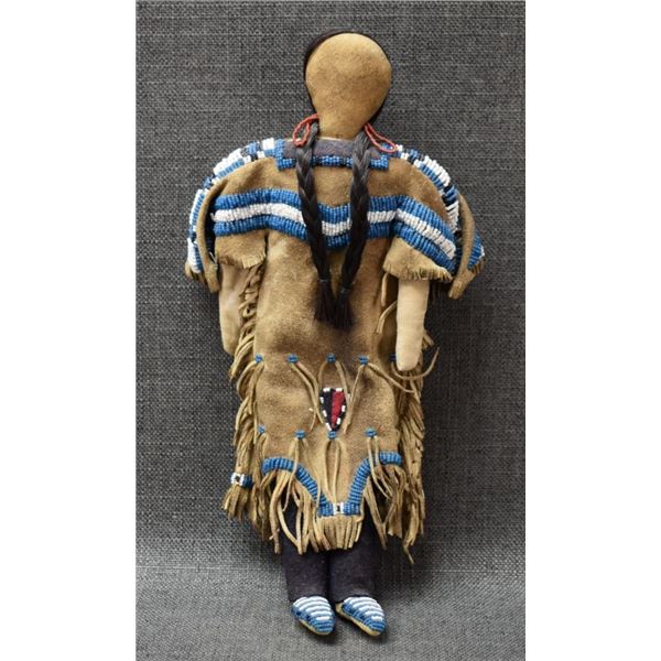 PLAINS INDIAN BEADED DOLL