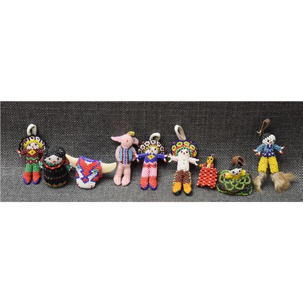 ZUNI INDIAN BEADED FIGURES