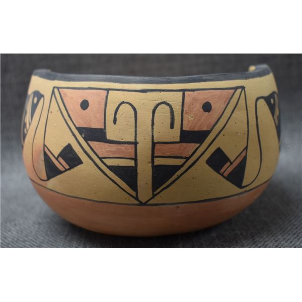 SAN FELIPE INDIAN POTTERY BOWL