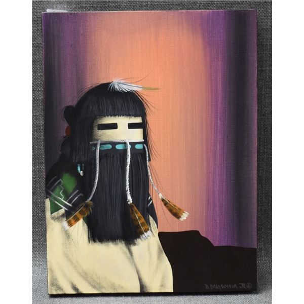 HOPI PAINTING BY DAVID DALASOHYA JR