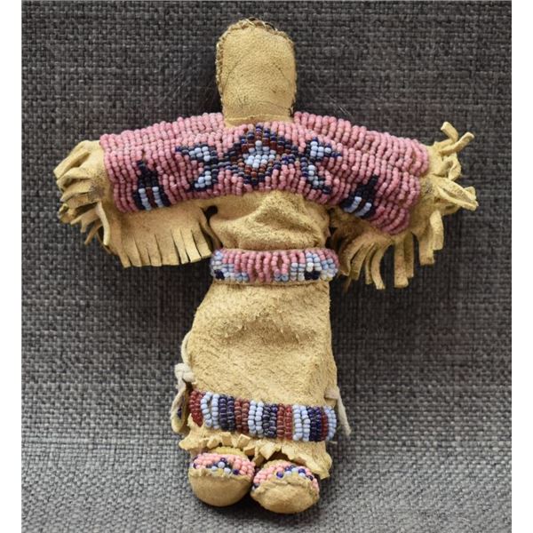 PLAINS INDIAN BEADED DOLL