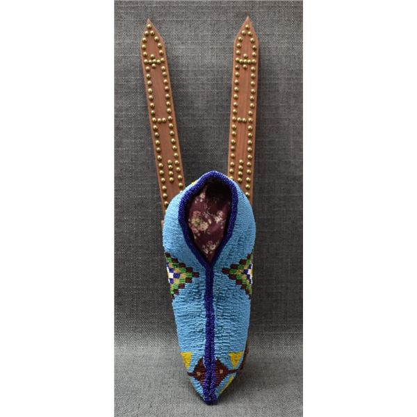 PLAINS INDIAN BEADED CRADLE