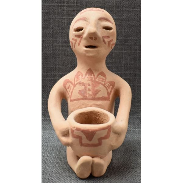 TESUQUE INDIAN POTTERY RAIN GOD