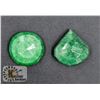 Image 1 : #216-GREEN EMERALD GEMSTONE 59.40CT