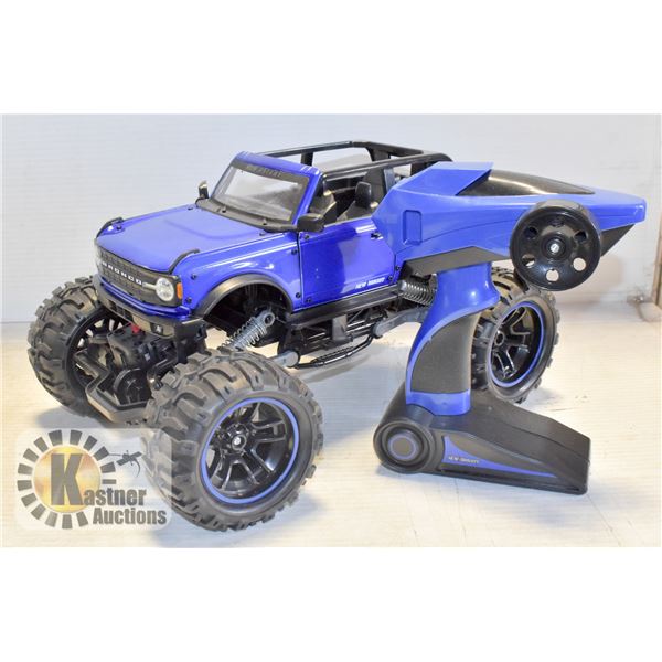 REMOTE CONTROL BLUE OFF ROAD TRUCK, BRONCO EDITION