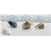Image 1 : 25)  LOT OF 3 NATURAL ROUGH ETHIOPEAN OPAL