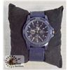 Image 1 : NEW GENIUS ARMY WATCH BLUE ON BLACK