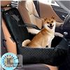 Image 1 : NEW REPACKED BLACK FABRIC PET SEAT TRAVEL COVER