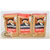 Image 1 : 3 BAGS OF QUAKER QUICK OATS COOKS I 1.5 MINUTES