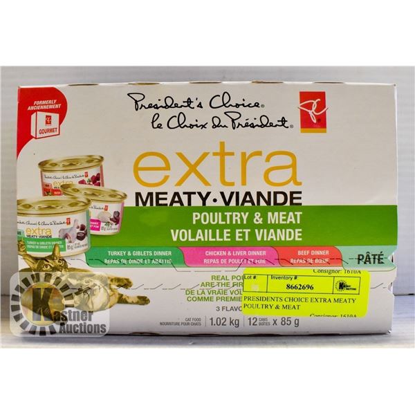 PRESIDENTS CHOICE EXTRA MEATY POULTRY & MEAT