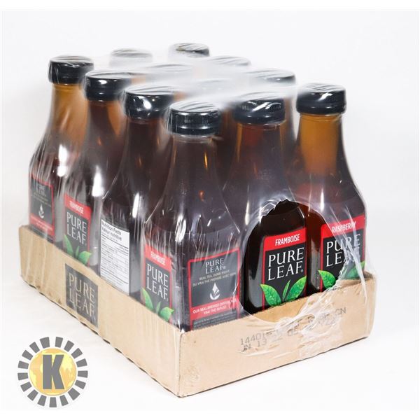 CASE OF PURE LEAF RASPBERRY ICED TEA  547 mL BOTTL