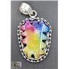 Image 1 : #4-NATURAL RAINBOW SOLAR QUARTZ PENDANT