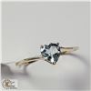 Image 2 : BZ990-59 10K BLUE TOPAZ RING