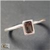 Image 1 : BZ990-99 SILVER SMOKEY QUARTZ RING