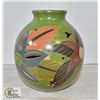 Image 1 : VINTAGE TEALIGHT HUMMINGBIRD POTTERY HAND PAINTED