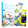 Image 1 : NEW OCEAN WONDERS MULTI-LEVEL CREATIVE COLORING BO