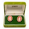 VINTAGE CAMEO CUFFLINKS