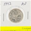 Image 1 : 1942 CANADIAN SILVER QUARTER - AU
