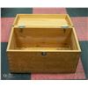 Image 2 : HANDMADE LARGE WOOD STORAGE TRAVEL TRUNK