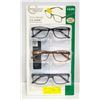 FOSTER GRANT READING GLASSES 3 PACK +2.00