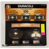 NEW DURACELL 3 LED HEADLAMPS W/ BATTERIES