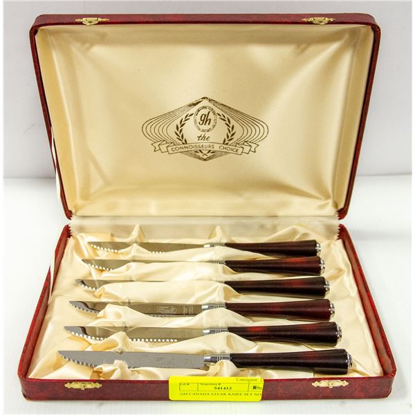 GH CANADA STEAK KNIFE SET NOS