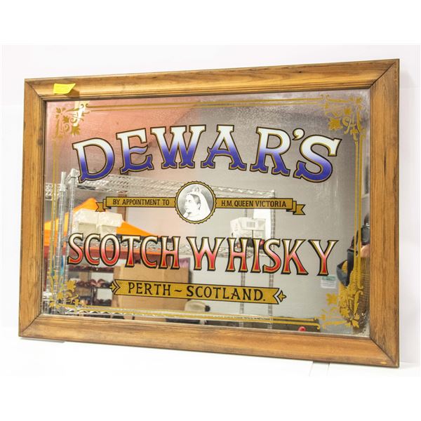 DEWAR'S BAR MIRROR