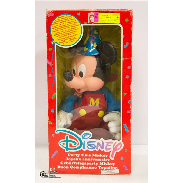 DISNEY MICKEY PARTY TIME FIGURE NOS