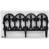 Image 1 : NEW 5 PIECES OF BLACK PLASTIC GARDEN FENCING