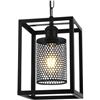 Image 1 : NEW BLACK INDUSTRIAL STYLE METAL MESH PENDANT