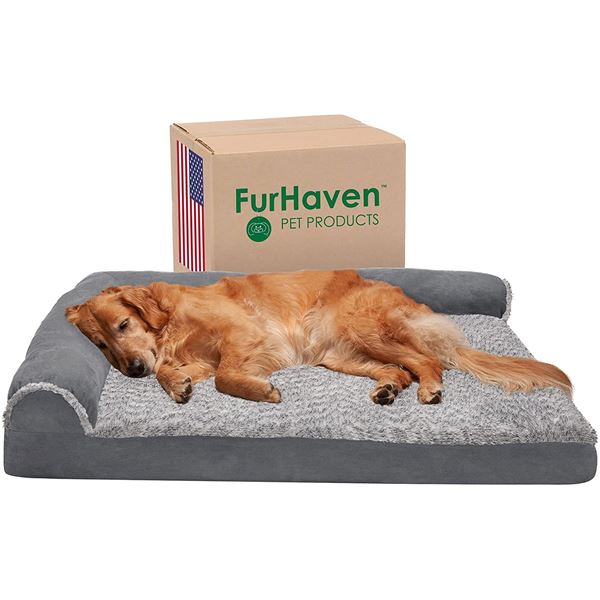 NEW EXTRA LARGE FUR HAVEN ORTHOPEDIC MEMORY FOAM