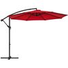 Image 1 : BRAND NEW SONGMICS RED PATIO UMBRELLA W/BASE