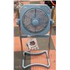Image 1 : NEW AIR INNOVATIONS BLUE 12" STAND FAN WITH REMOTE