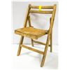 CHILDS WOOD FOLDING CHAIR