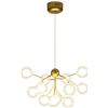 Image 1 : NEW SPUTNIK CHANDELIER 12 LIGHT GOLDEN LIGHT