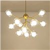 Image 2 : NEW SPUTNIK CHANDELIER 12 LIGHT GOLDEN LIGHT