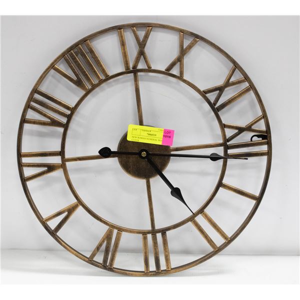 NEW ROMAN NUMERAL WALL CLOCK