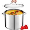 Image 1 : NEW GOURMEX 14L INDUCTION STOCK POT, STAINLESS