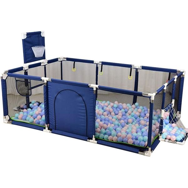 NEW LARGE BLUE CHILD PLAY ENCLOSURE - BALLS NOT INCLUDED