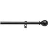 Image 1 : NEW 8FT BLACK CURTAIN ROD