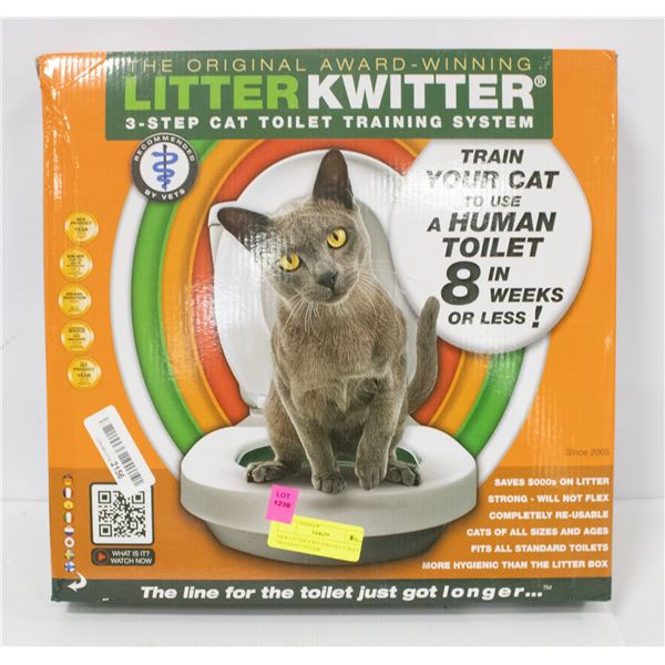 NEW LITTER KWITTER CAT TOILET TRAINING SYSTEM