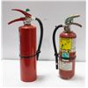 Image 1 : 2 CHARGED 5-7LBS FIRE EXTINGUISHERS