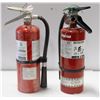 Image 1 : 2 CHARGED 5-7LBS FIRE EXTINGUISHERS