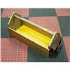 Image 1 : LARGE WOODEN TOOL BOX APPROX 2 FT LONG