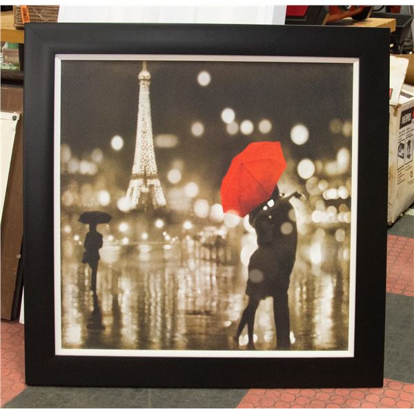 FRAMED ART - PARIS, 34  X 34 