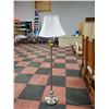 Image 1 : 5' SILVER FLOOR LAMP