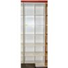 Image 1 : WHITE 12 CUBBY CUBE SHELF 28" X 15" X 85"